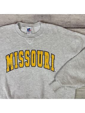 Vintage 1990s Russell Athletic Missouri Tigers Crewneck